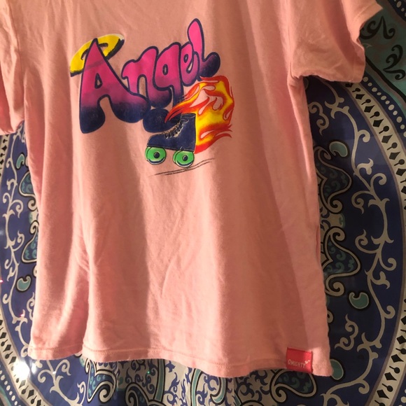 Omighty pink ‘angel’ shirt - Picture 3 of 4